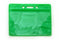 Vinyl Horizontal Badge Holder with Green Color Back 3.5" x 2.13" 401-N-GRN - All Things Identification