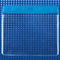 Vinyl Horizontal Badge Holder with Royal Blue Color Bar 4" x 3" 406-J-RBLU - All Things Identification