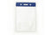 Vinyl Vertical Badge Holder with Royal Blue Color Bar 2.44" x 3.5" 406-N-RBLU - All Things Identification