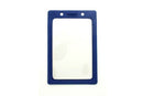 Vinyl Vertical Badge Holder with Royal Blue Color Frame 2.25" x 3.44" 407-N-RBLU - All Things Identification