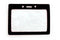 Vinyl Horizontal Badge Holder with Black Color Frame 3.5" x 2.13" 407-T-BLK - All Things Identification