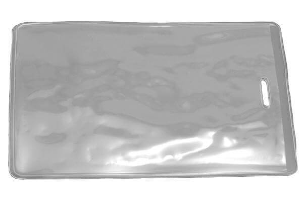 Clear Vinyl Vertical S-Series Anti-Print Transfer Proximity Card Holder 2.5" x 3.75" 504-ESJ - All Things Identification