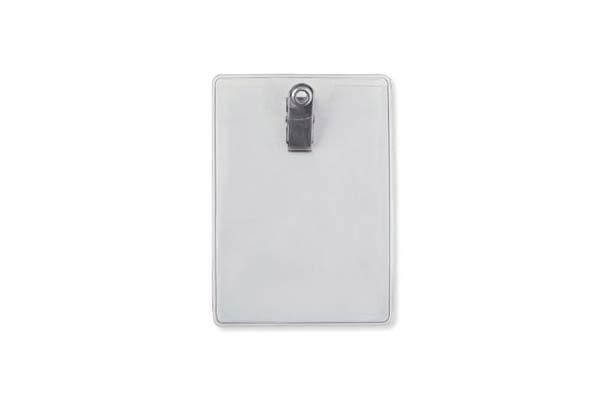 Premium Vinyl Vertical Clip-on Badge Holder 2.75" x 3.87" 504-F - All Things Identification
