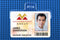 Clear Vinyl Horizontal Half-Card Holder with Slot, 3.15" x .6" - All Things Identification