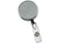 Chrome Heavy Duty Badge Reel with Nylon Cord Clear Vinyl Strap | Belt Clip - 25 - All Things Identification