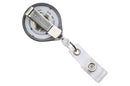 Dark Gray Classic Mini-Bak Badge Holder Reel Id With Strap And Slide Clip - 25 - All Things Identification