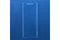 Premium Vinyl Vertical Credential Holder with Slot and Chain Holes, 3" x 8" - All Things Identification