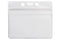 Horizontal Vinyl Clear Badge Holder with Zip Closure, 3.63" x 2.5" 506-ZHOS-CLR - All Things Identification