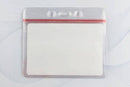 Sealable Badge Holder Horizontal Anti-Print Transfer - 3.63" x 2.5" 506-Z - All Things Identification