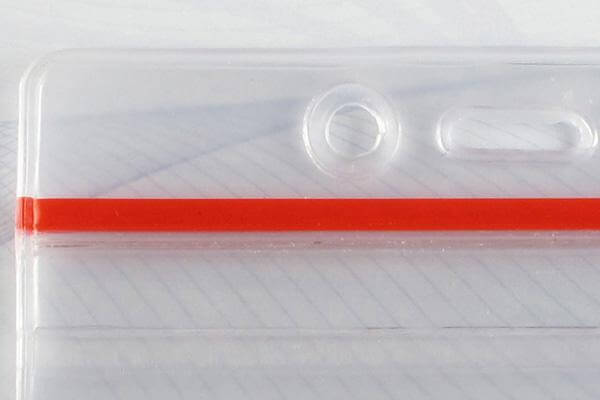 Sealable Badge Holder Horizontal Anti-Print Transfer - 3.63" x 2.5" 506-Z - All Things Identification