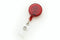 Translucent Red Round Badge Reel With Strap And Slide Clip - 25 - All Things Identification