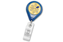Royal Blue Premium Badge Reel With Strap And Slide Clip - 25 - All Things Identification