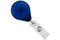 Translucent Royal Blue Premium Badge Reel With Strap And Swivel Clip - 25 - All Things Identification