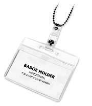 Baumgartens Horizontal Badge Holder - 144 Badge Holders - 67810 - All Things Identification