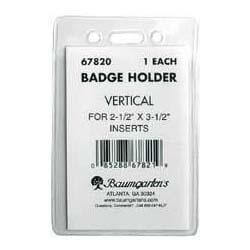 Baumgartens  Vertical Badge Holder - 144 Badge Holders - 67820 - All Things Identification