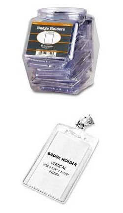 Baumgartens Vertical Badge Holder - Tub - 240 Badge Holders - All Things Identification
