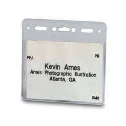 Baumgartens Vinyl Badge Holder - 4" x 3" - 250 Badge Holders - All Things Identification
