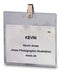 Baumgartens Badge Holder with Clip - 4" x 3" - 150 Badge Holders - All Things Identification