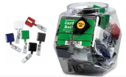 Retractable Reel - Square - Tub (Qty 36) - 68729 - All Things Identification