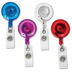 Retractable Reel with Spring Clip (Qty12) - 68844 - All Things Identification