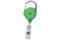 Translucent Green Carabiner Reel With Strap - 25 - All Things Identification