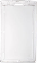 Clear Rigid Hard Plastic Vertical Locking 2-Card Holder, 2.13" x 3.38" 706-LN - All Things Identification