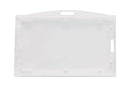 Clear Rigid Hard Plastic Horizontal Locking 2-Card Holder 3.375" x 2.13" 706-LT1 - All Things Identification