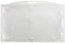 Clear Rigid Hard Plastic Horizontal Locking 2-Card Holder 3.375" x 2.13" 706-LT1 - All Things Identification