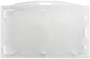 Clear Rigid Hard Plastic Horizontal Locking 2-Card Holder 3.375" x 2.13" 706-LT1 - All Things Identification