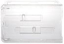 Rigid Plastic Horizontal 2-Card Dispenser with Slide Ejectors 3.58" x 2.46" 736-T2 - All Things Identification