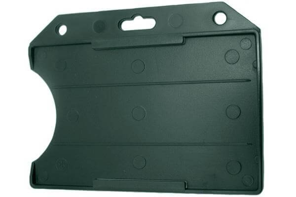 Forest Rigid Plastic Horizontal Open-Face Card Holder, 2.13" x 3.38" 806-T2-FRST - All Things Identification