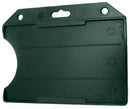 Forest Rigid Plastic Horizontal Open-Face Card Holder, 2.13" x 3.38" 806-T2-FRST - All Things Identification