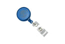Translucent Blue Round Max Label Reel With Strap And Slide Clip - 25 - All Things Identification