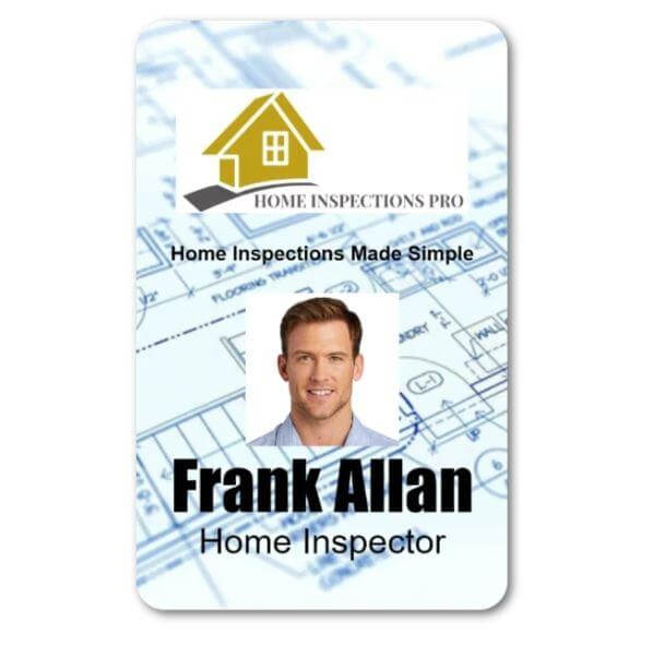 Employee ID Badge Template V-2