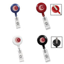 Swivel Buldog Clip Custom Badge Reel - All Things Identification