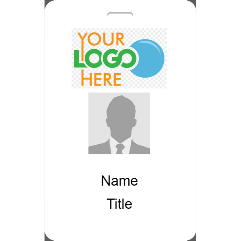 Employee ID Badge Template V-1