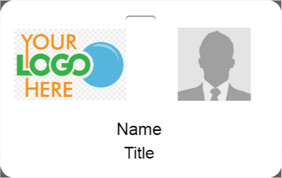 Employee ID Badge Template H-1