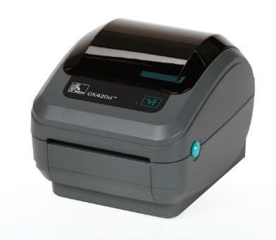 Zebra GK420D Desktop Ethernet Barcode Desktop Printer GK42-102210-000 - All Things Identification