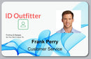 Employee ID Badge Template H-2