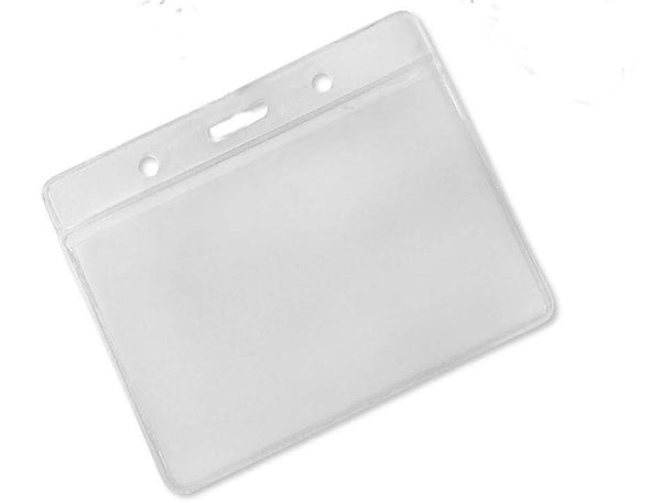 Horizontal Vinyl ID Card Holder 2.25" x 3.5" - All Things Identification