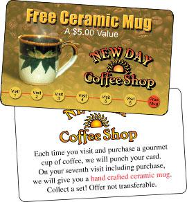 500 Custom Loyalty Punch Cards - All Things Identification