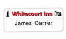 Tape Slot Plastic Name Badge - 2 3-4” x 1” - All Things Identification