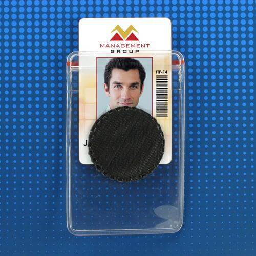 Heavy-Duty Vinyl Vertical Adhesive Badge Holder, 2.12" x 3.38" PPP-1 - All Things Identification