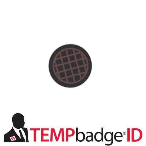 TempBadge Removable Adhesive TimeSpot Grid Expiring Backpart 6059 - All Things Identification