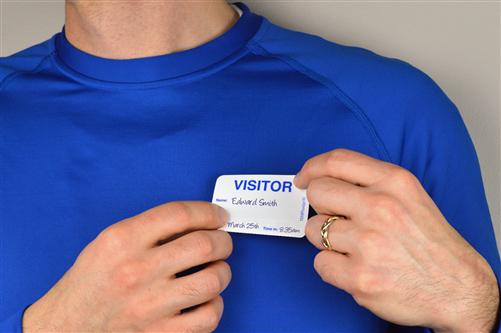 Tempbadge Visitor Badge Log Book 240 Badges 5721 - All Things Identification