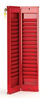 30 Card Locking Badge Rack Holder - Wall Mount - All Things Identification