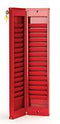 30 Card Locking Badge Rack Holder - Wall Mount - All Things Identification