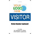 Visitor ID Badge – Custom or Pre-Printed Guest Passes