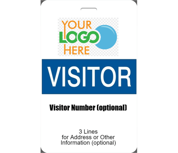 Visitor ID Badge – Custom or Pre-Printed Guest Passes