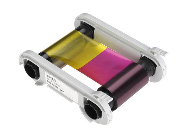 Evolis YMCKO Color Ribbon for Zenius and Primacy Printers (200 prints) R5F002AAA - All Things Identification